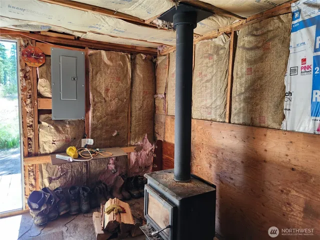 a front view of a house with a window
