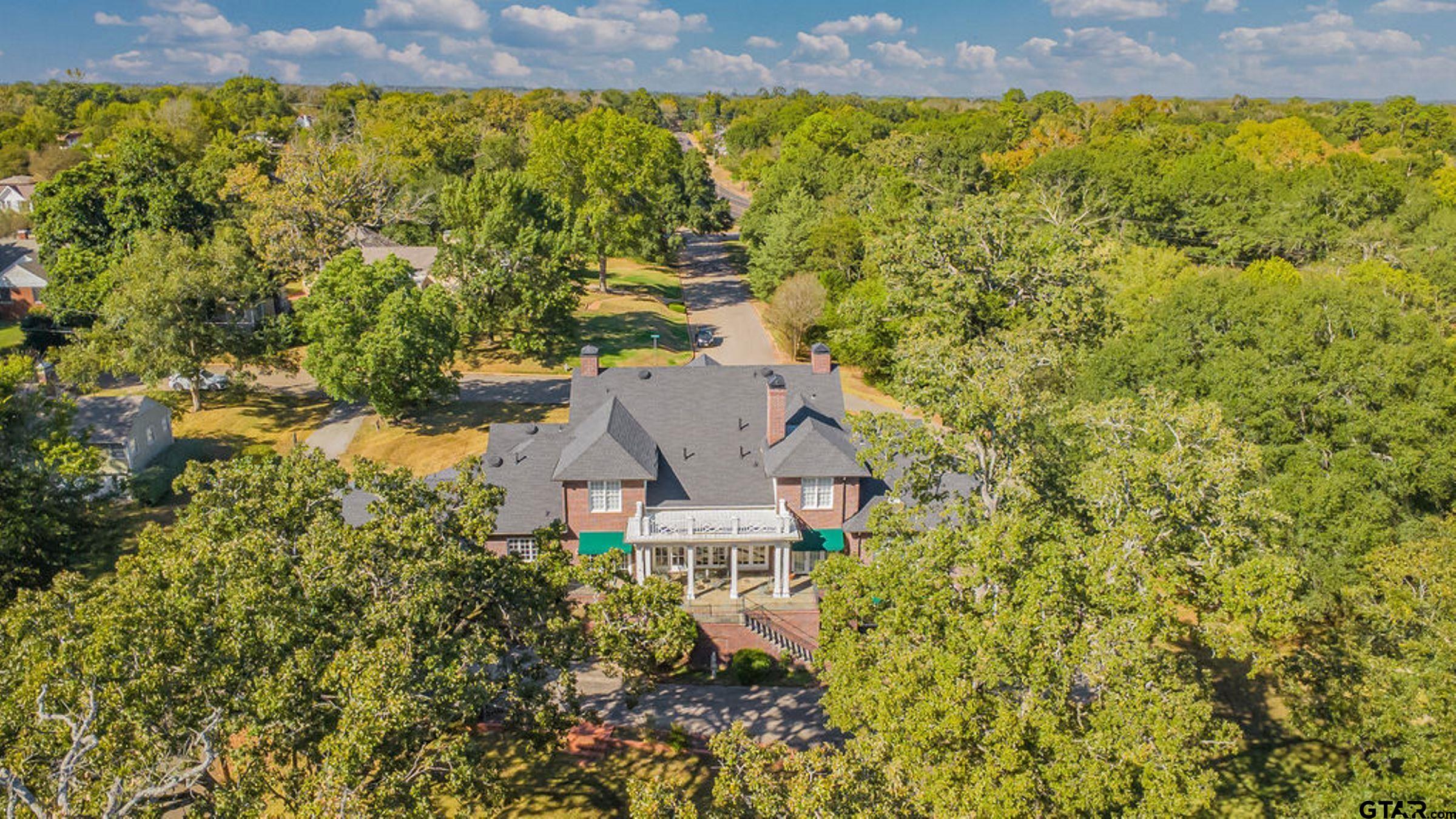 408 East Jolly Street Palestine, TX 75801 - Photo 46 of 48 a aerial view of a house with a yard and large trees