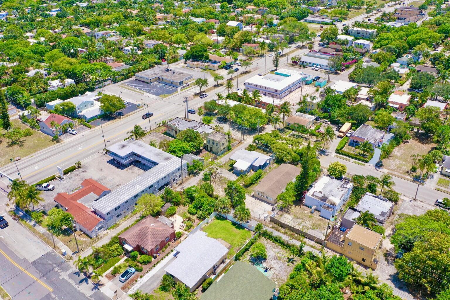 611 35th Street West Palm Beach, FL 33407 - Photo 3 of 9 an aerial view of residential houses with outdoor space