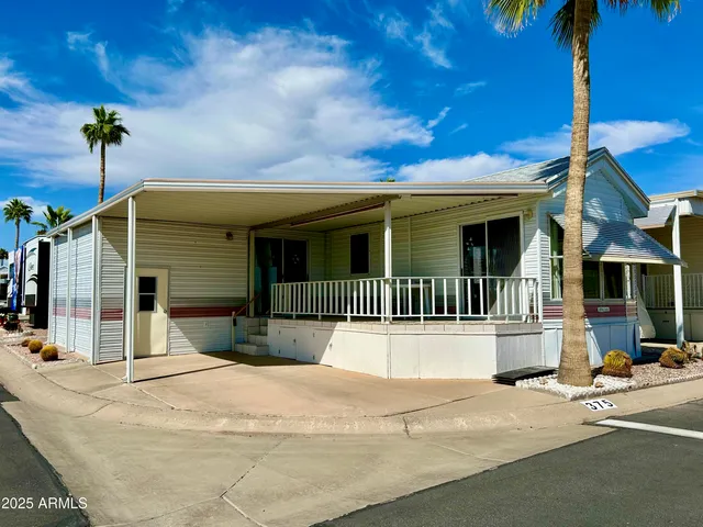 a view of a house with a patio