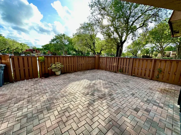 a view of wooden fence