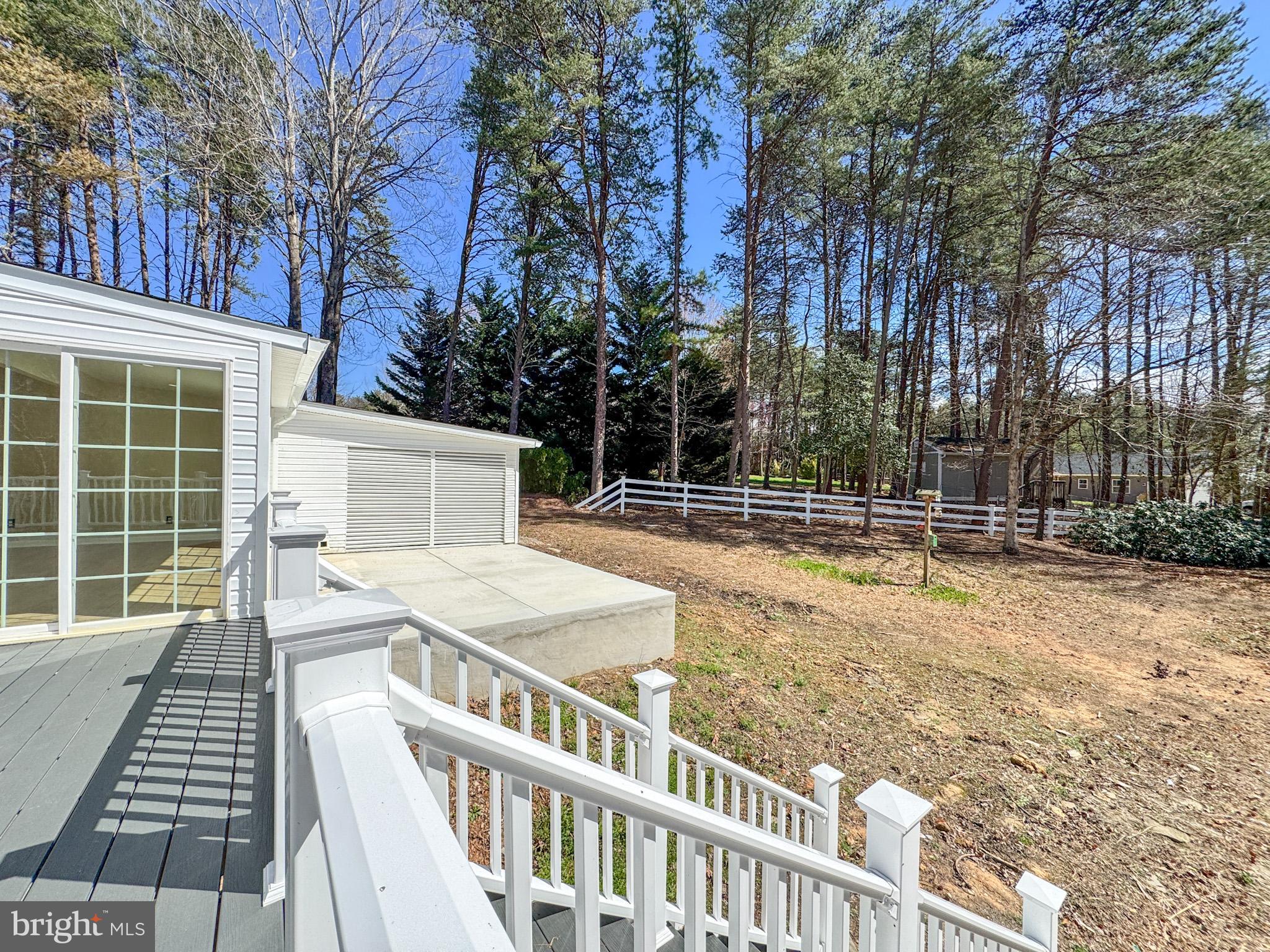 3631 Breaknock Road Bumpass, VA 23024 - Photo 20 of 28 Deck to Yard