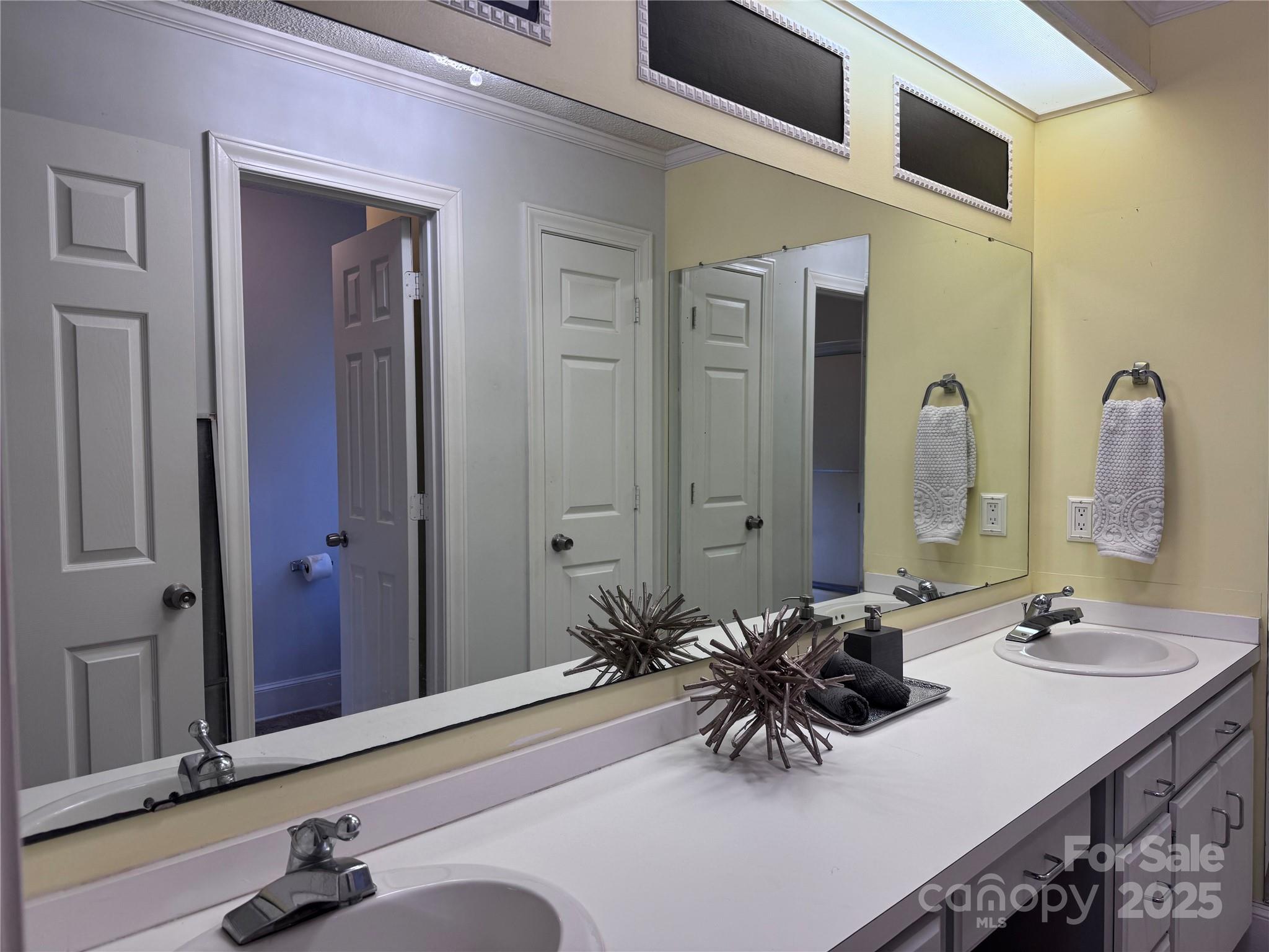 331 Polk Ford Road Stanfield, NC 28163 - Photo 17 of 33 a bathroom with a sink double vanity and a mirror