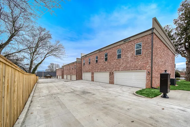 a view of balcony with wooden floor