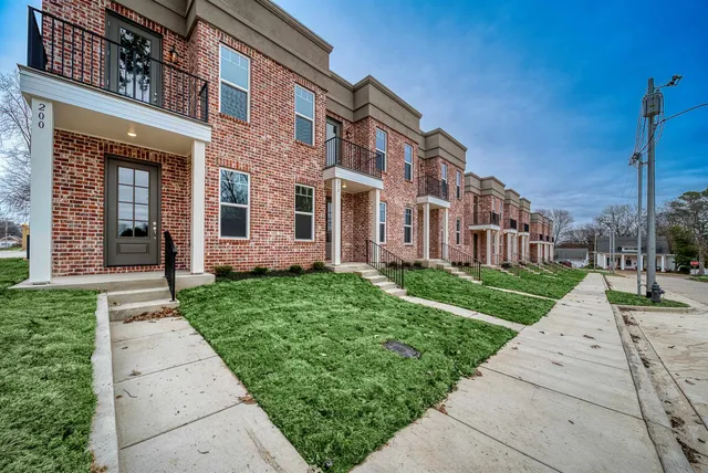 a backyard of a house