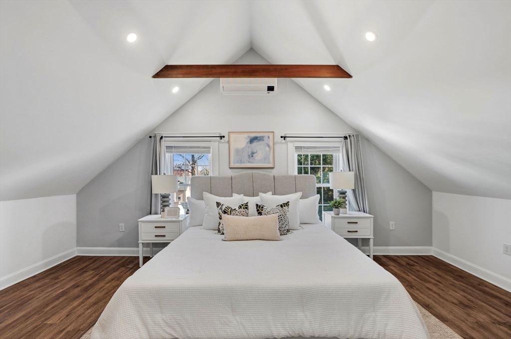 99 Mason Street, Unit 2 Salem, MA 01970 - Photo 18 of 25 a spacious bedroom with a bed and a ceiling fan