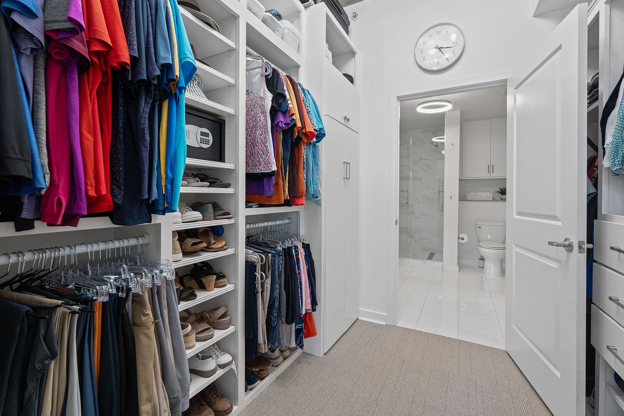 360 Nueces Street, Unit 1007 Austin, TX 78701 - Photo 25 of 40 Spacious closet with light tile patterned floors