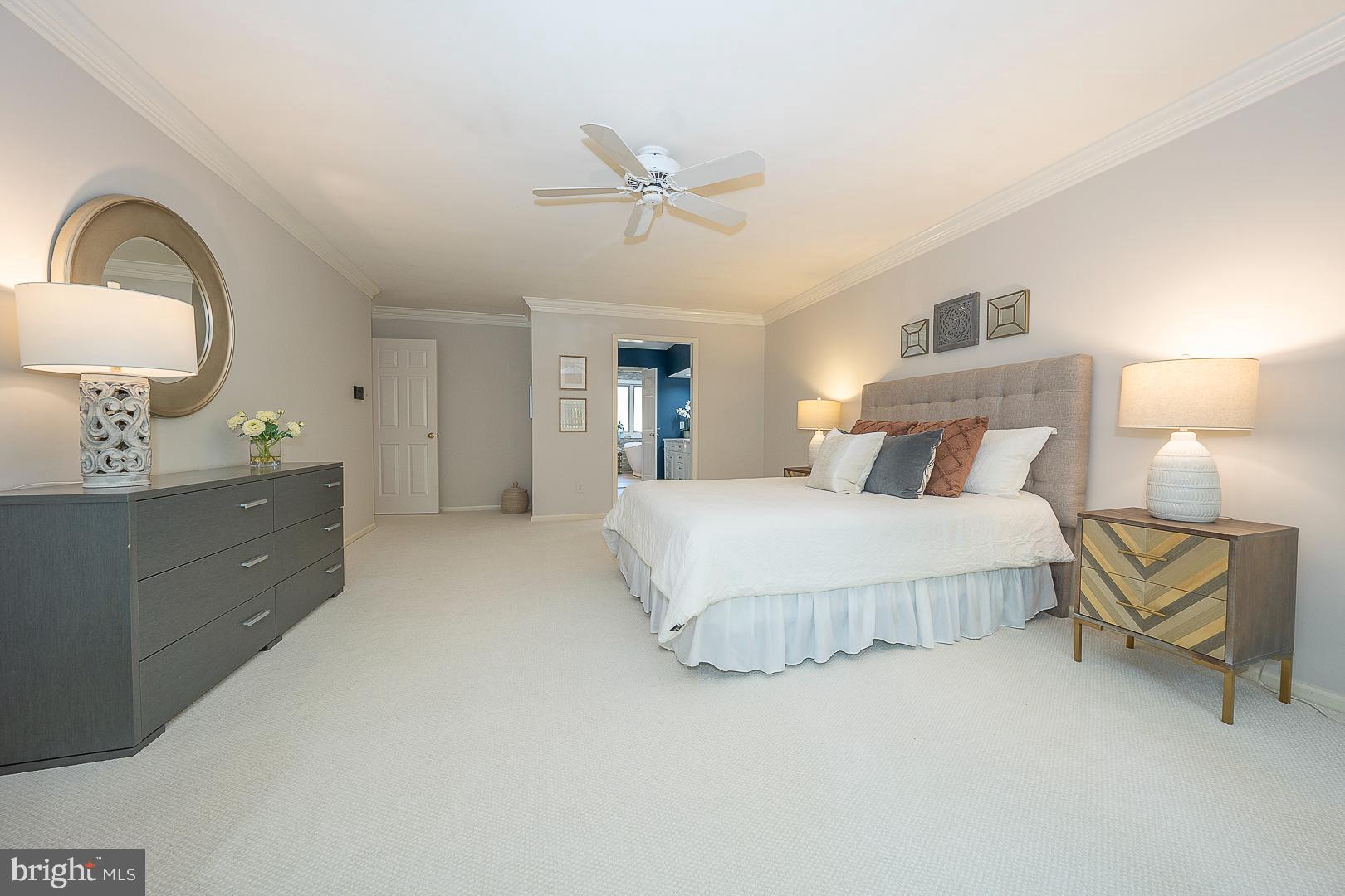 447 Inveraray Road Villanova, PA 19085 - Photo 27 of 71 a bedroom with a bed and a lamp on dresser