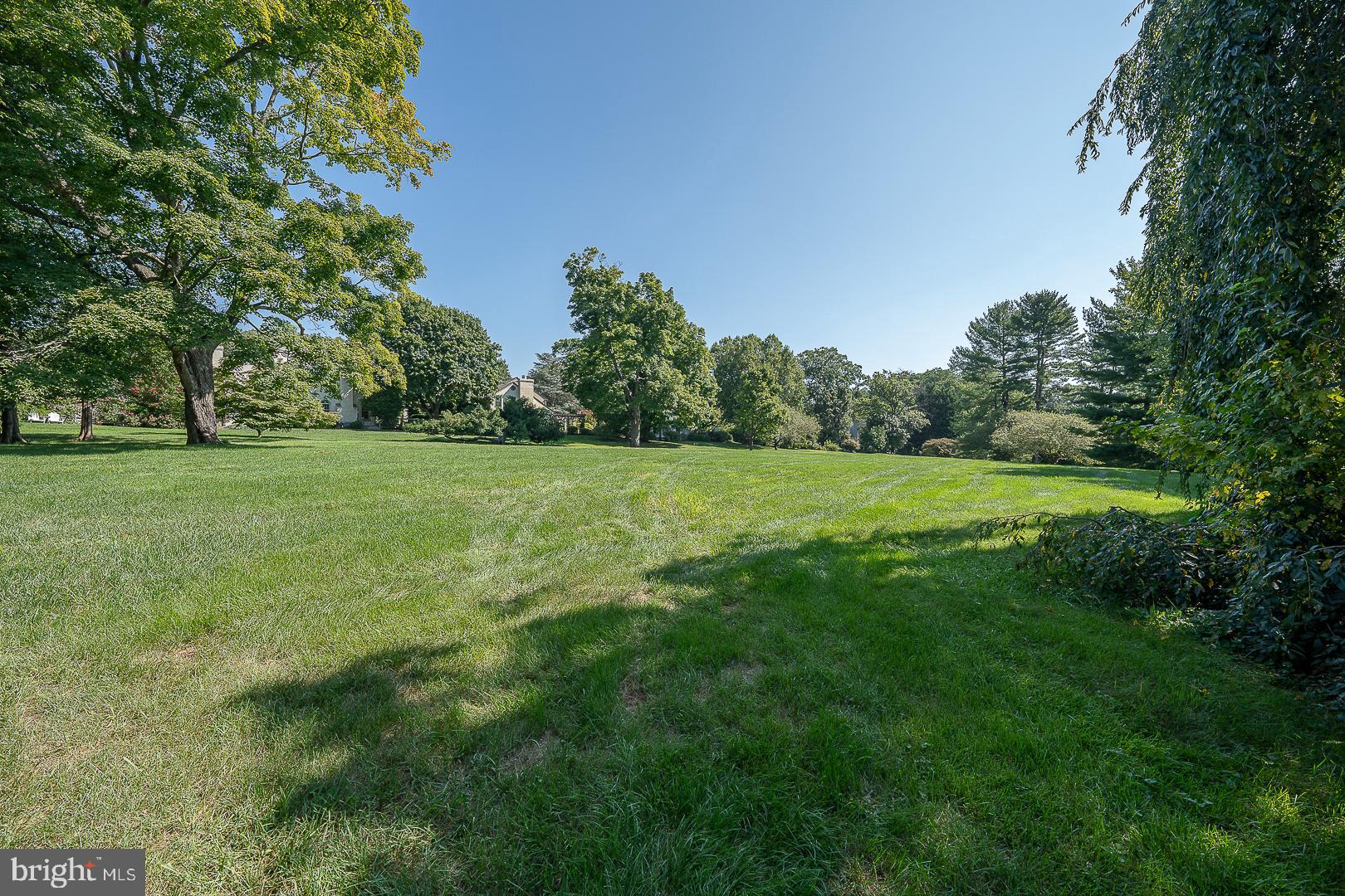 447 Inveraray Road Villanova, PA 19085 - Photo 61 of 71 a view of a grassy field with trees in the background