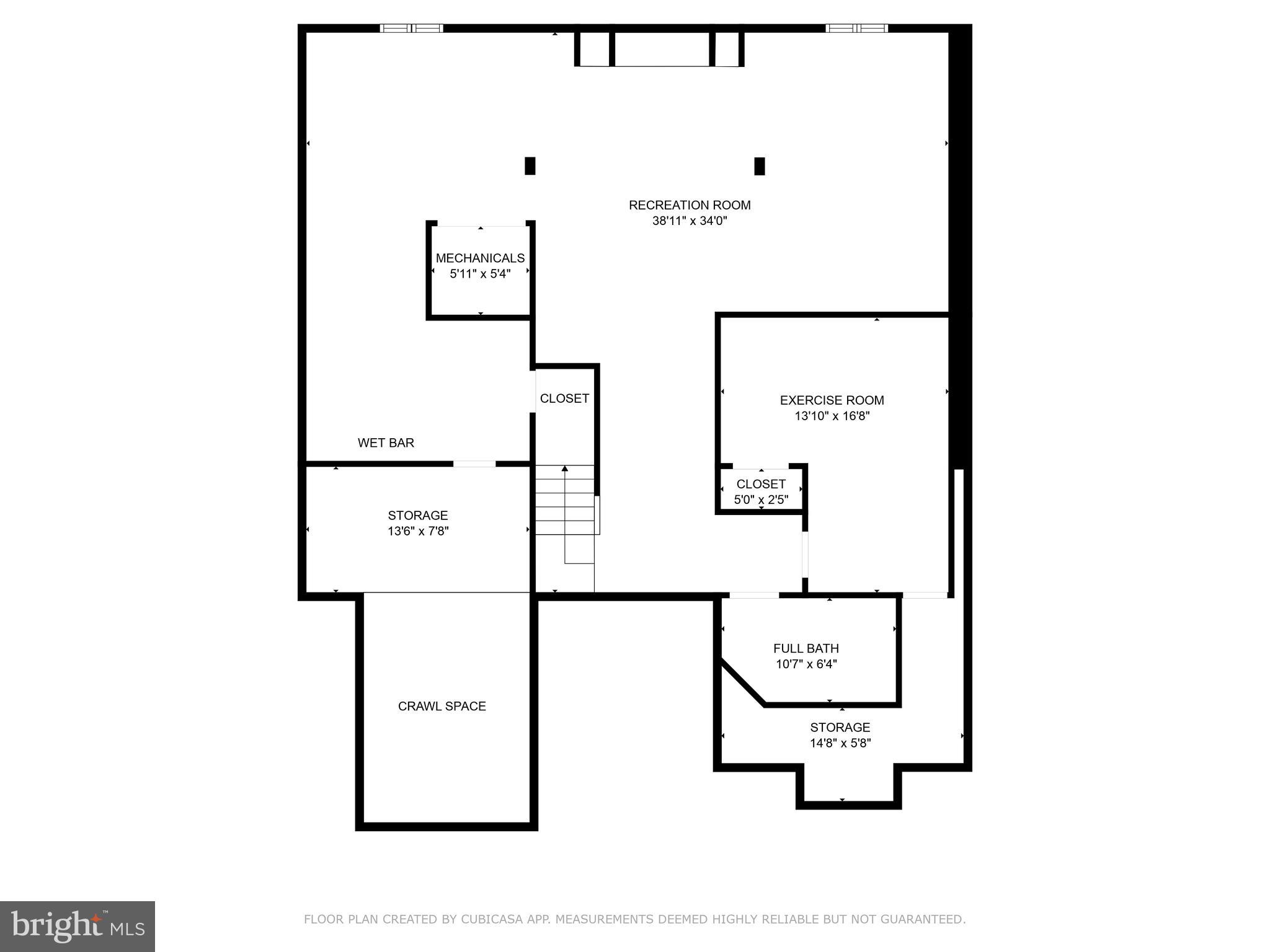 447 Inveraray Road Villanova, PA 19085 - Photo 68 of 71 Lower Level Floor Plan