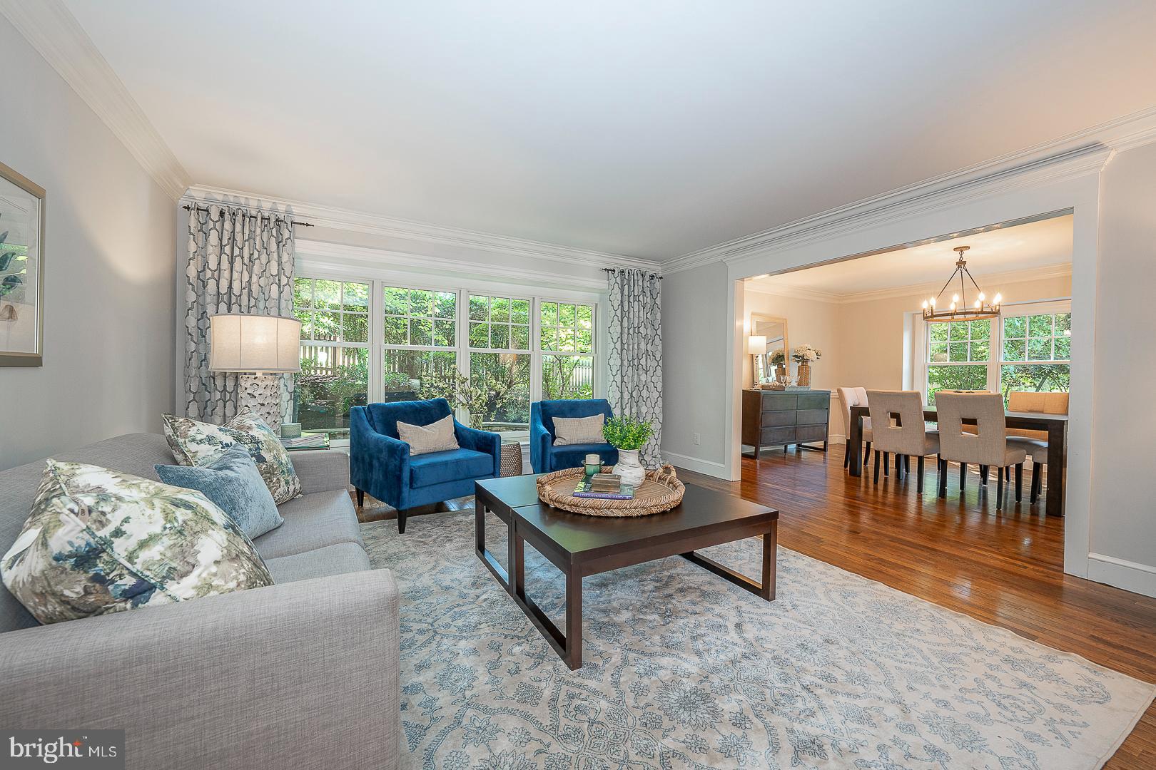 447 Inveraray Road Villanova, PA 19085 - Photo 7 of 71 a living room with furniture and a large window