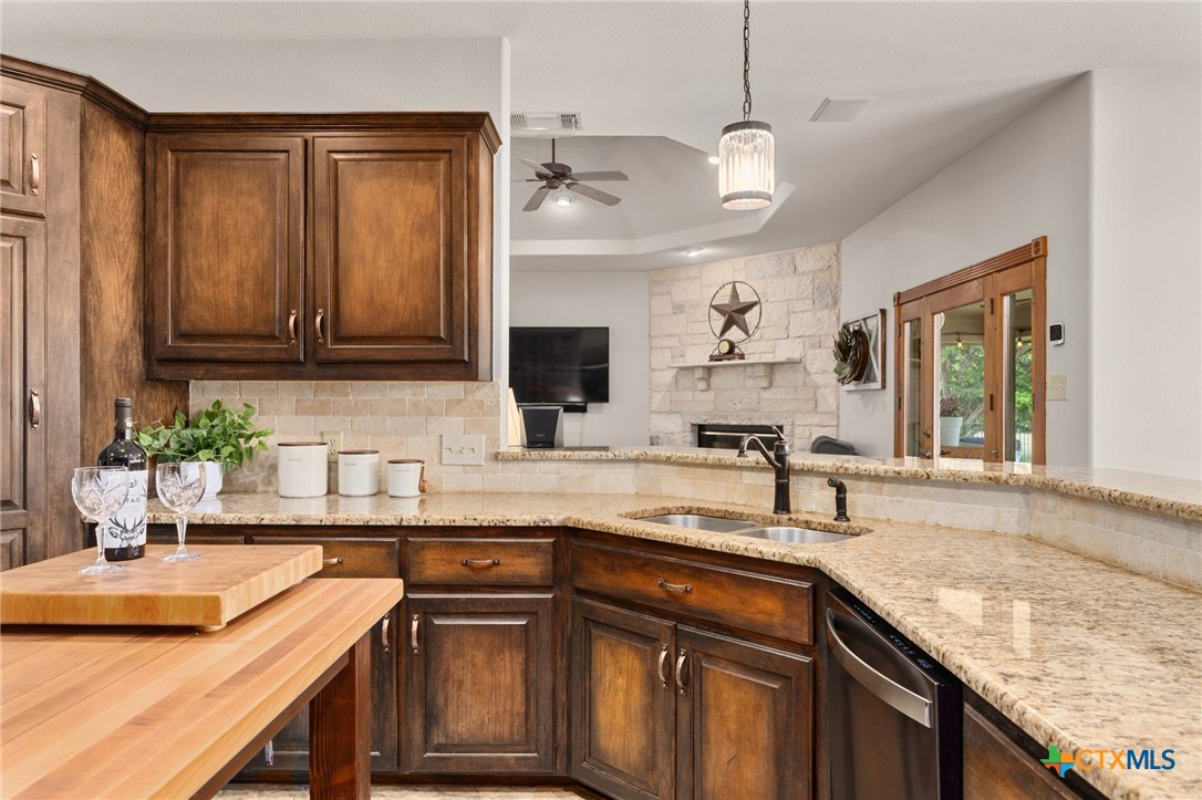 106 Starlight Trail Georgetown, TX 78633 - Photo 20 of 47 View from the kitchen into the living room