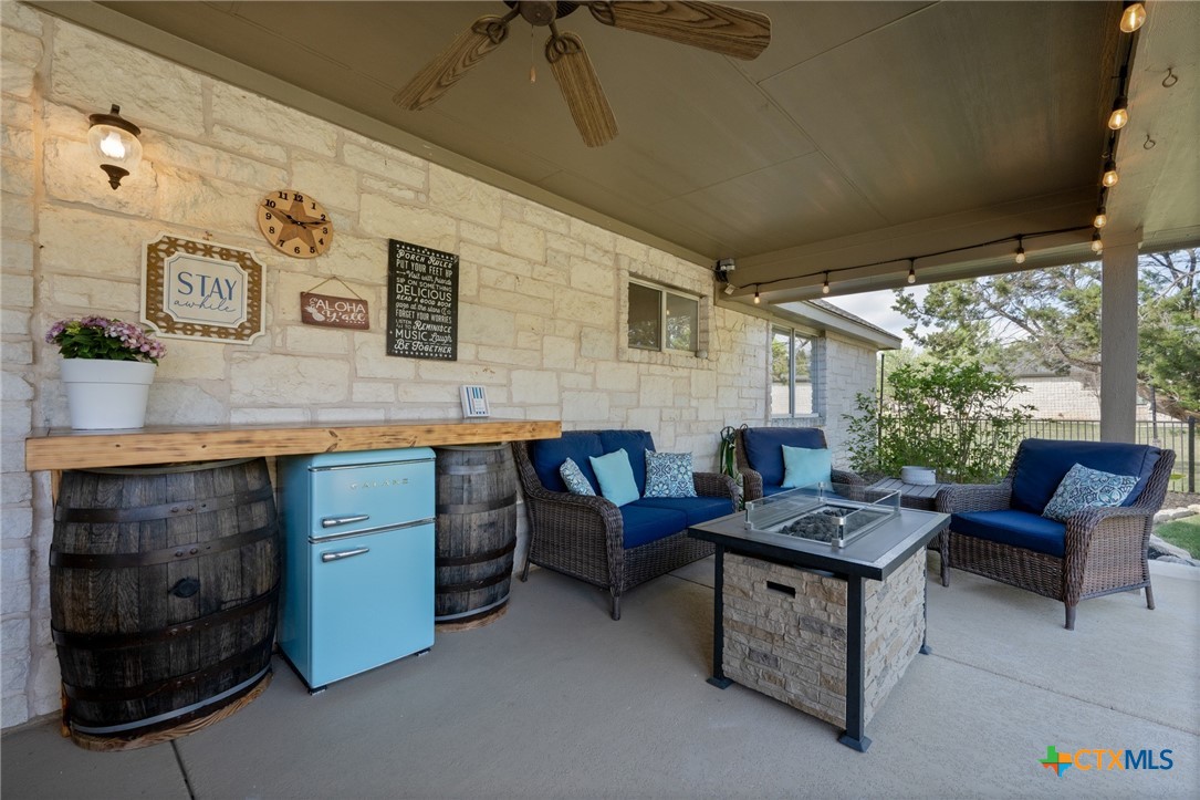 106 Starlight Trail Georgetown, TX 78633 - Photo 35 of 47 Covered Patio - Private and relaxing!