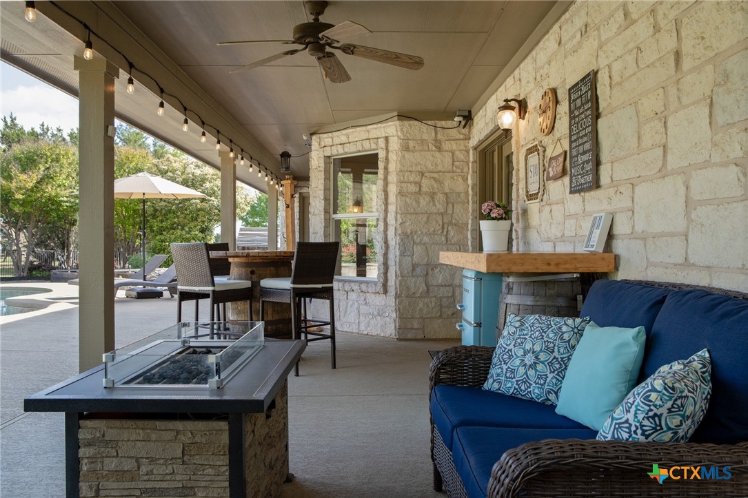 106 Starlight Trail Georgetown, TX 78633 - Photo 36 of 47 Covered and Extended Patio!