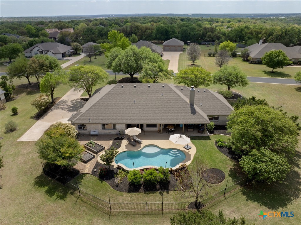 106 Starlight Trail Georgetown, TX 78633 - Photo 47 of 47 Gorgeous Aerial View of the Property.