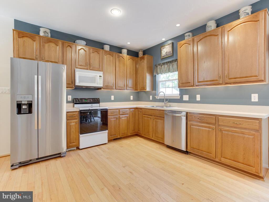 4320 Dunn Road Huntingtown, MD 20639 - Photo 3 of 47 Kitchen with Recessed Lights - Hardwood Floors