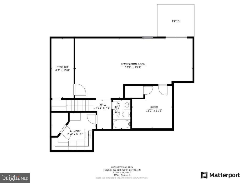 4320 Dunn Road Huntingtown, MD 20639 - Photo 47 of 47 Floor Plan - Walk-out Lower Level