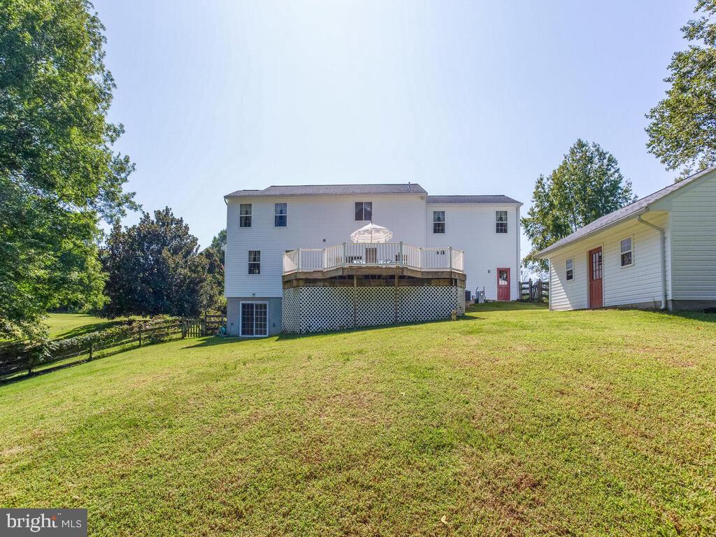 4320 Dunn Road Huntingtown, MD 20639 - Photo 23 of 47 Large Fenced Rear Yard backing to Trees