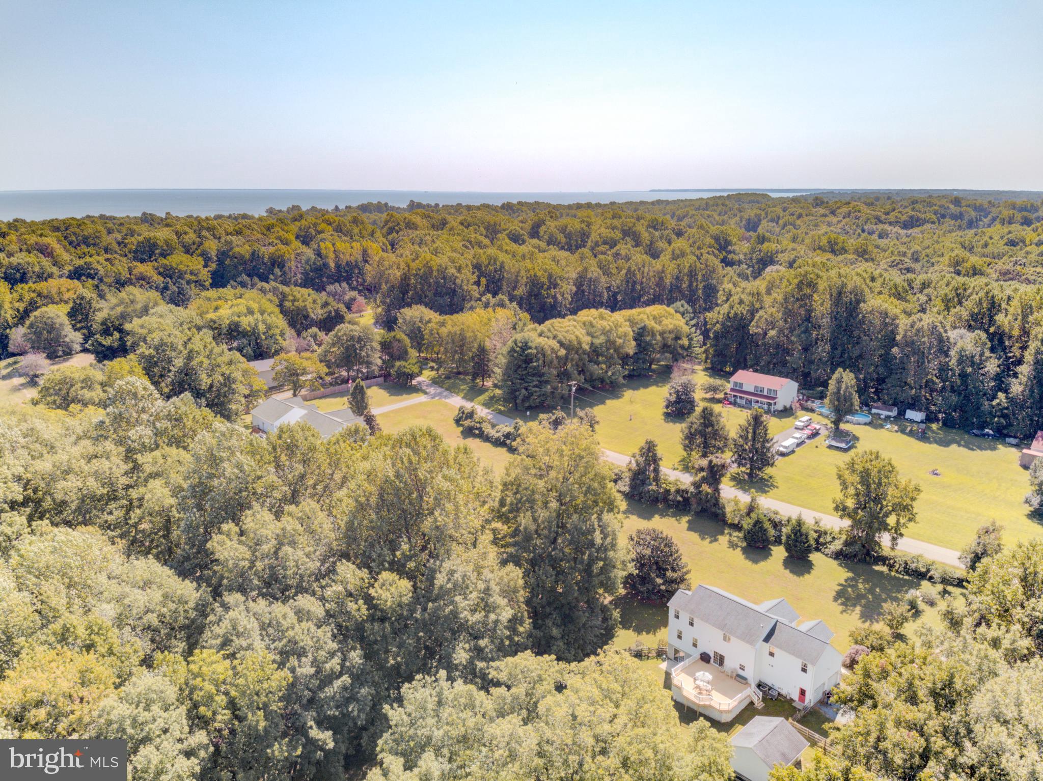 4320 Dunn Road Huntingtown, MD 20639 - Photo 27 of 47 Aerial view - minutes to Chesapeake Bay