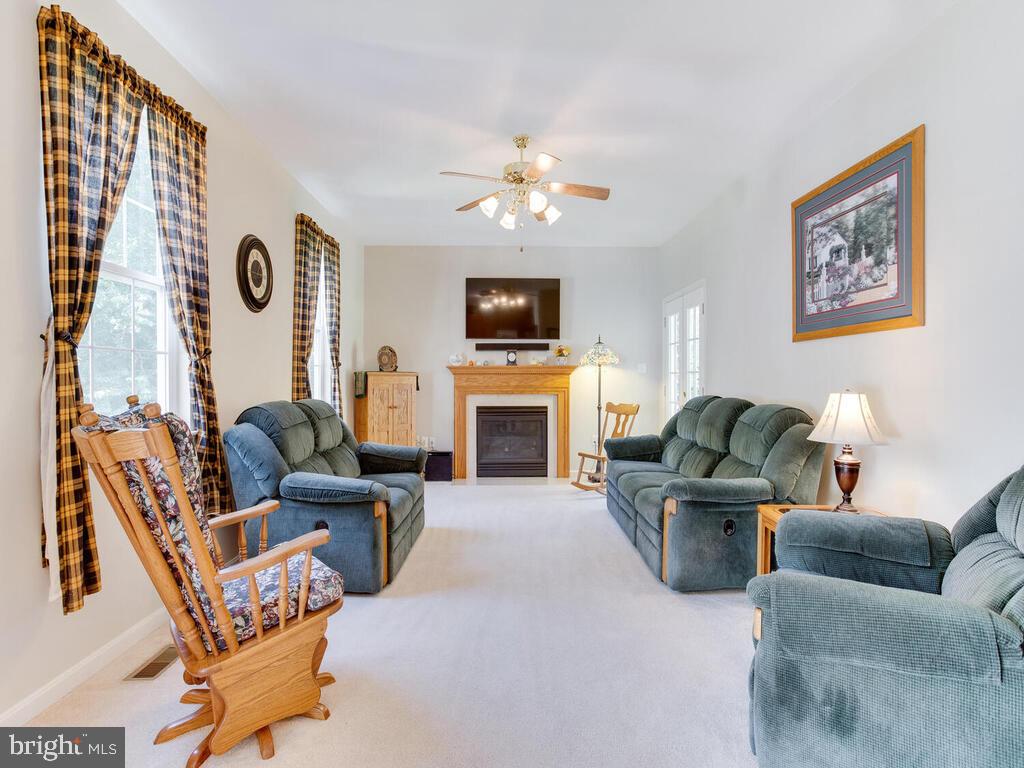 4320 Dunn Road Huntingtown, MD 20639 - Photo 4 of 47 Family Room off Kitchen with Gas Fireplace