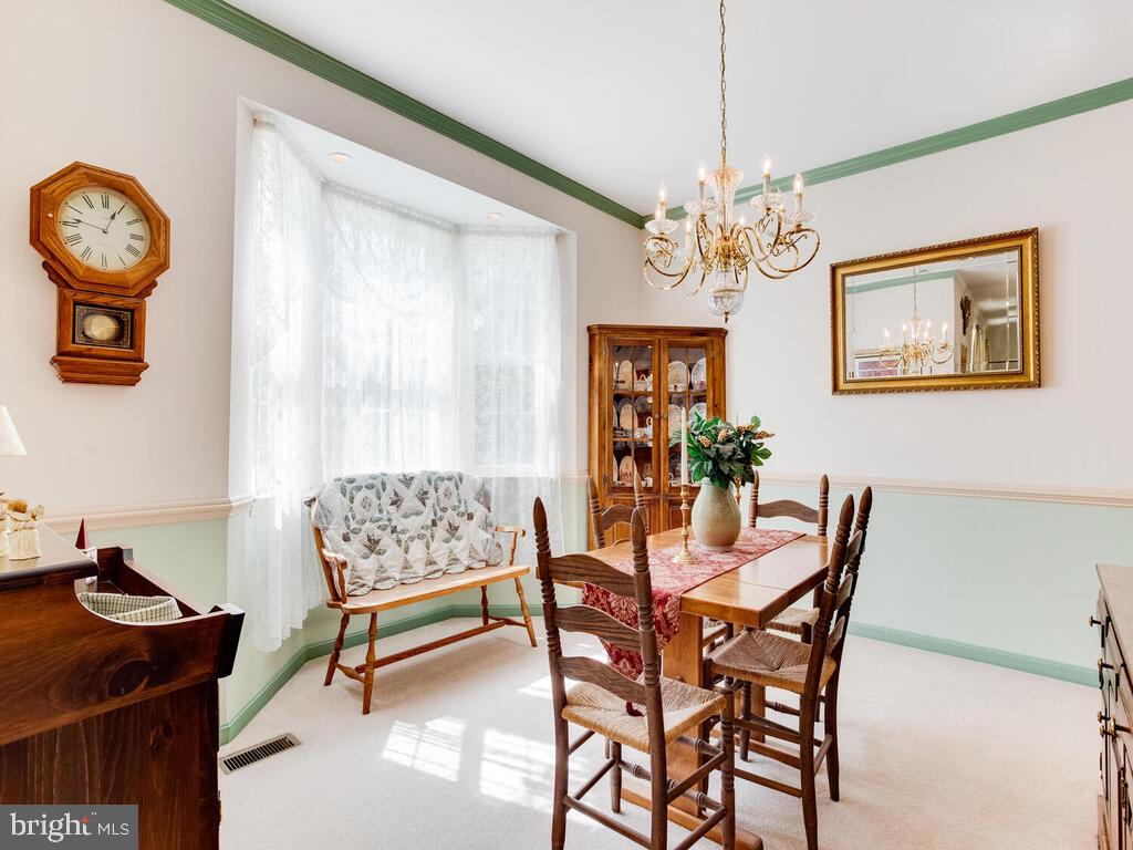 4320 Dunn Road Huntingtown, MD 20639 - Photo 5 of 47 Separate Dining Room with Bay Window