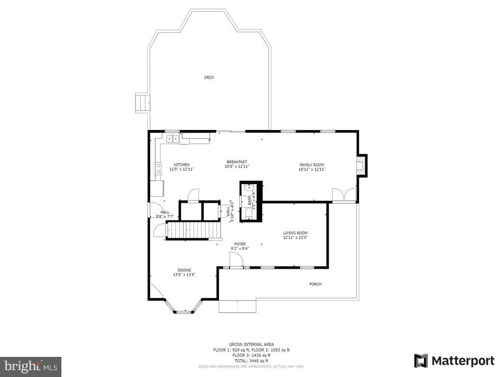 4320 Dunn Road Huntingtown, MD 20639 - Photo 45 of 47 Floor Plan - Main Level
