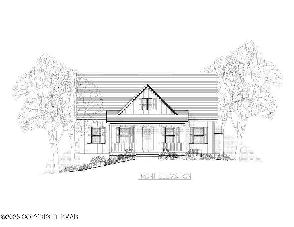 Lot 5 Murray Hill Road East Stroudsburg, PA 18302 - Photo 7 of 15 a black and white photo of a house