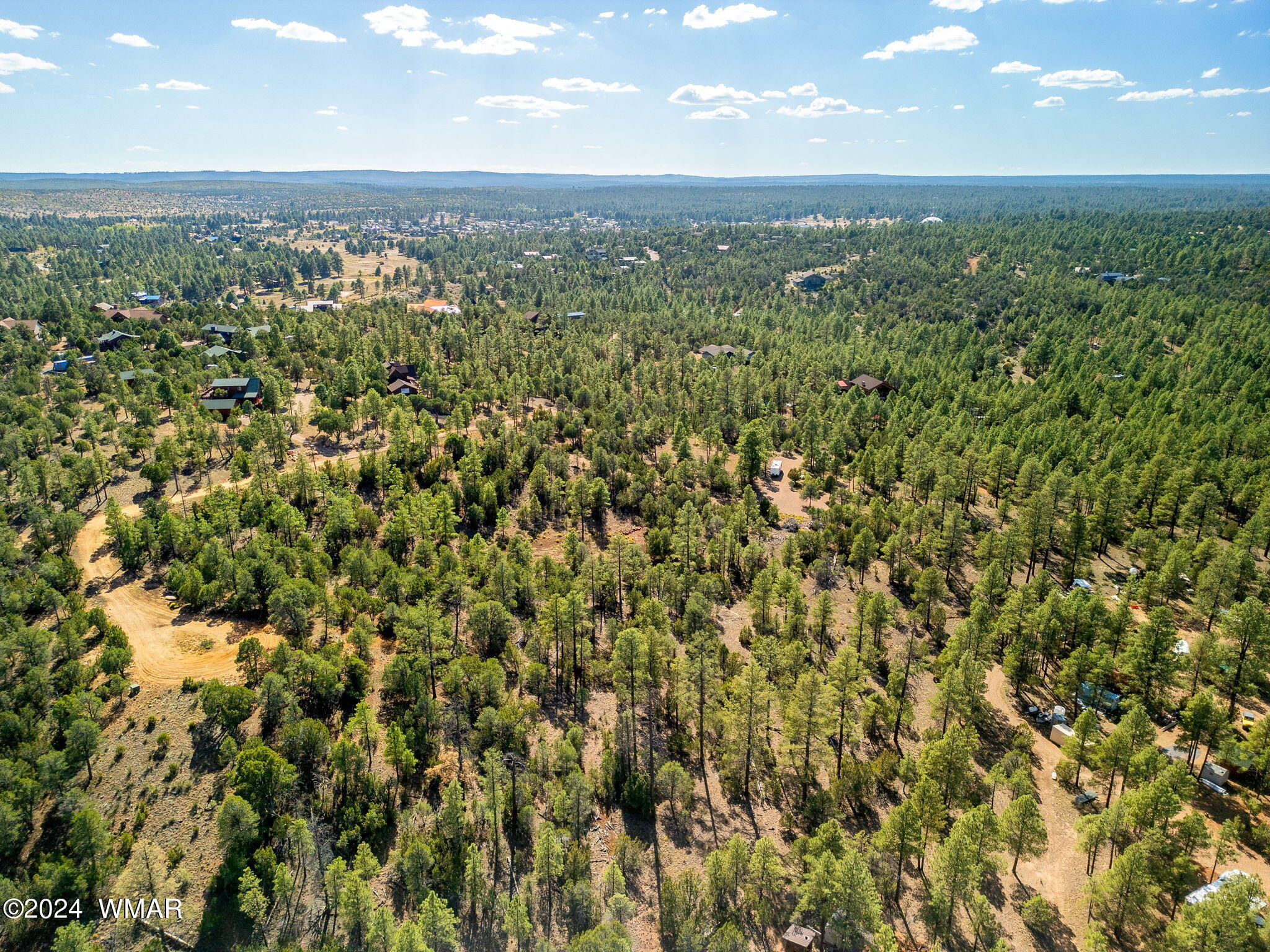 2306 Thunderbird Way Overgaard, AZ 85933 - Photo 9 of 22 a view of a city with lush green forest