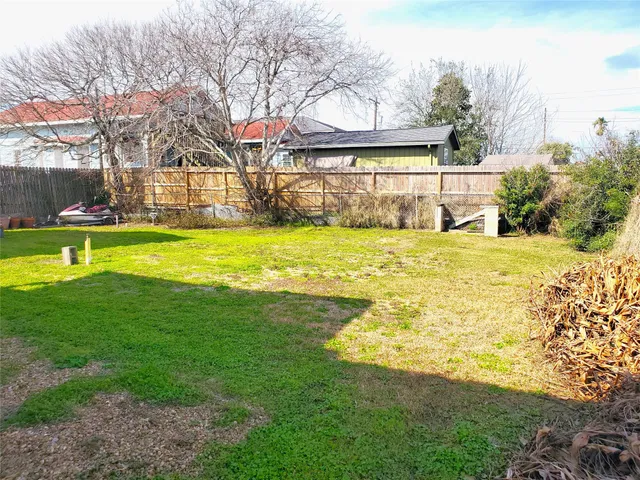 a view of an outdoor space and swimming pool
