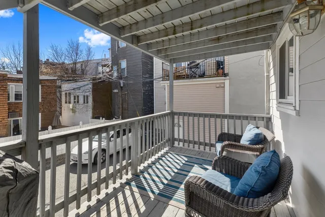a view of a chairs in balcony