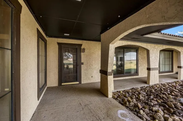 a view of front door of a house