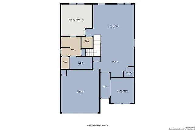 a picture of a floor plan