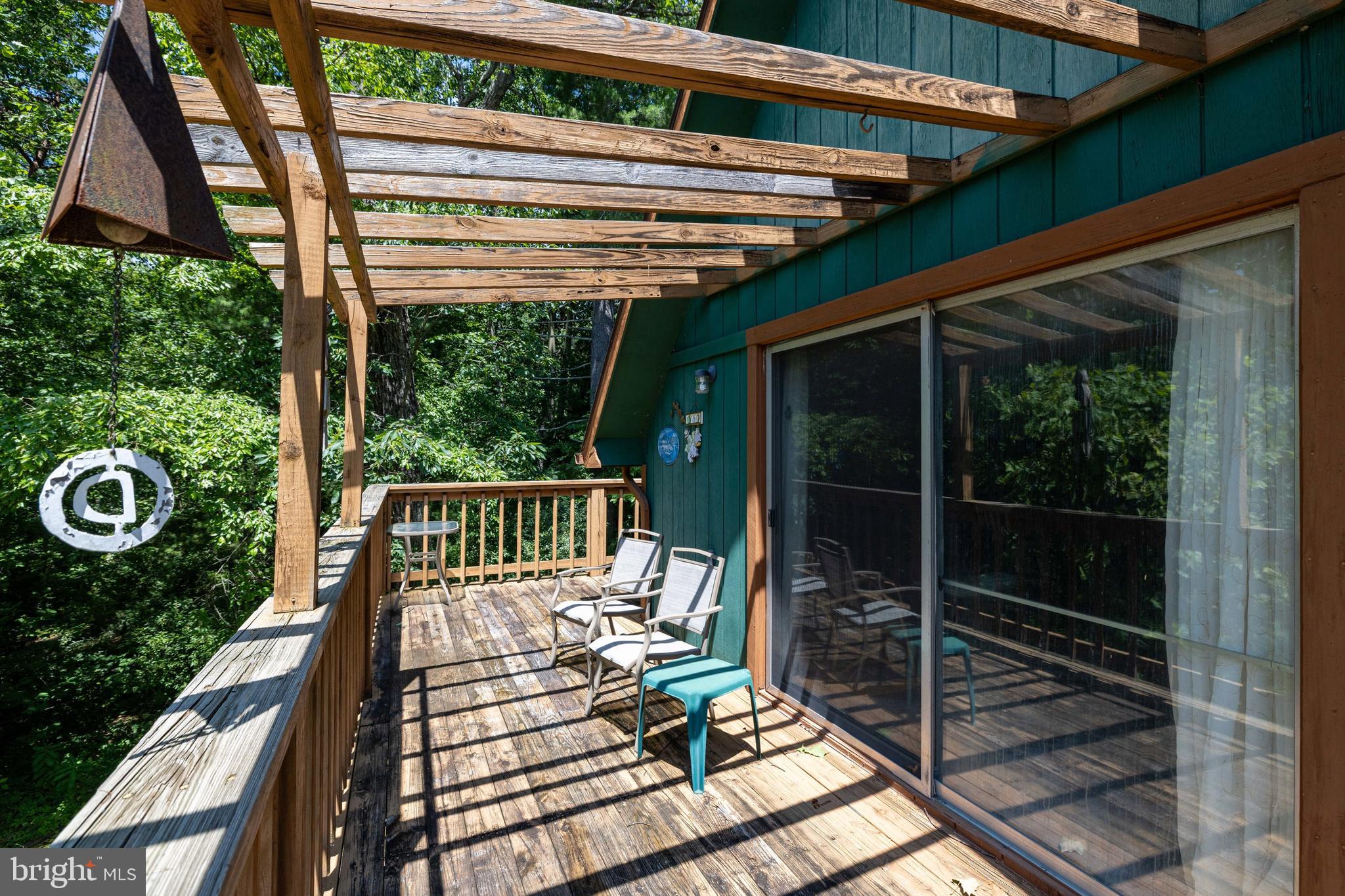 1247 Somers Road Luray, VA 22835 - Photo 37 of 67 a view of a two chairs in the balcony