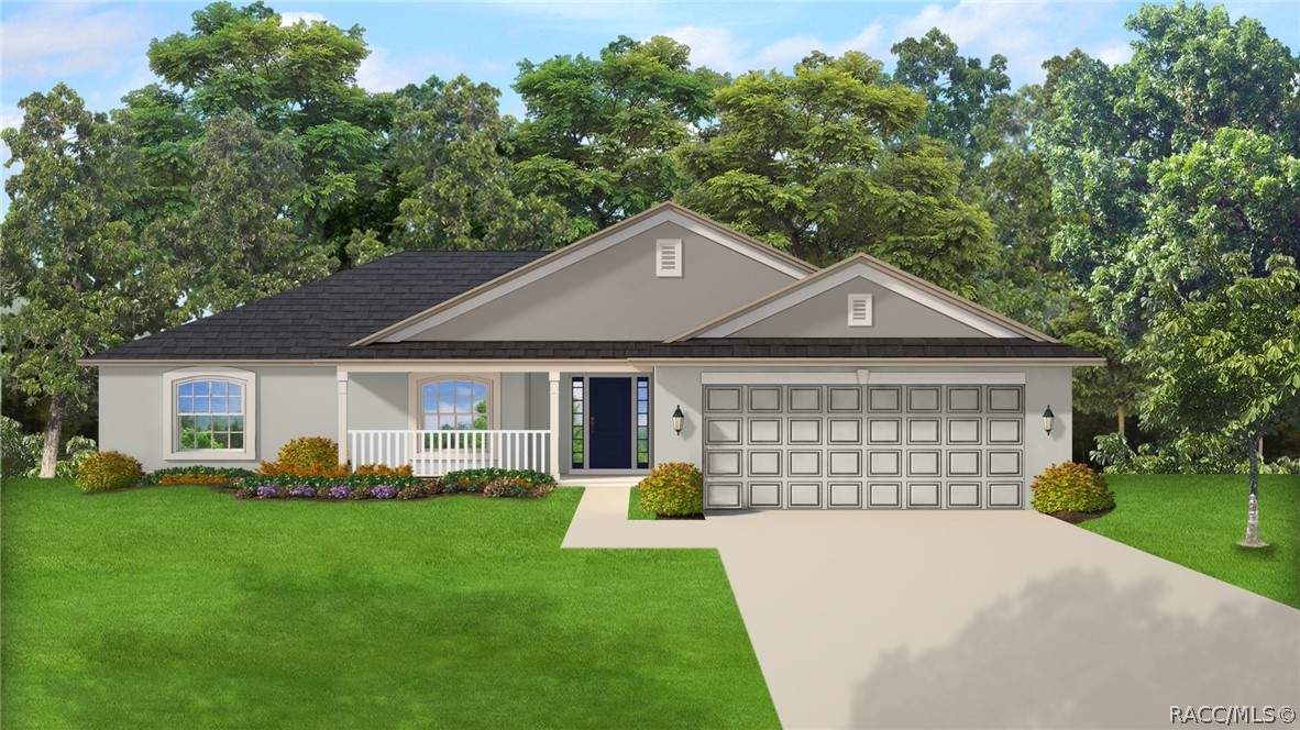 8465 North Inca Way Dunnellon, FL 34434 - Photo 1 of 7 Artist Rendering-Not actual house or exterior colors