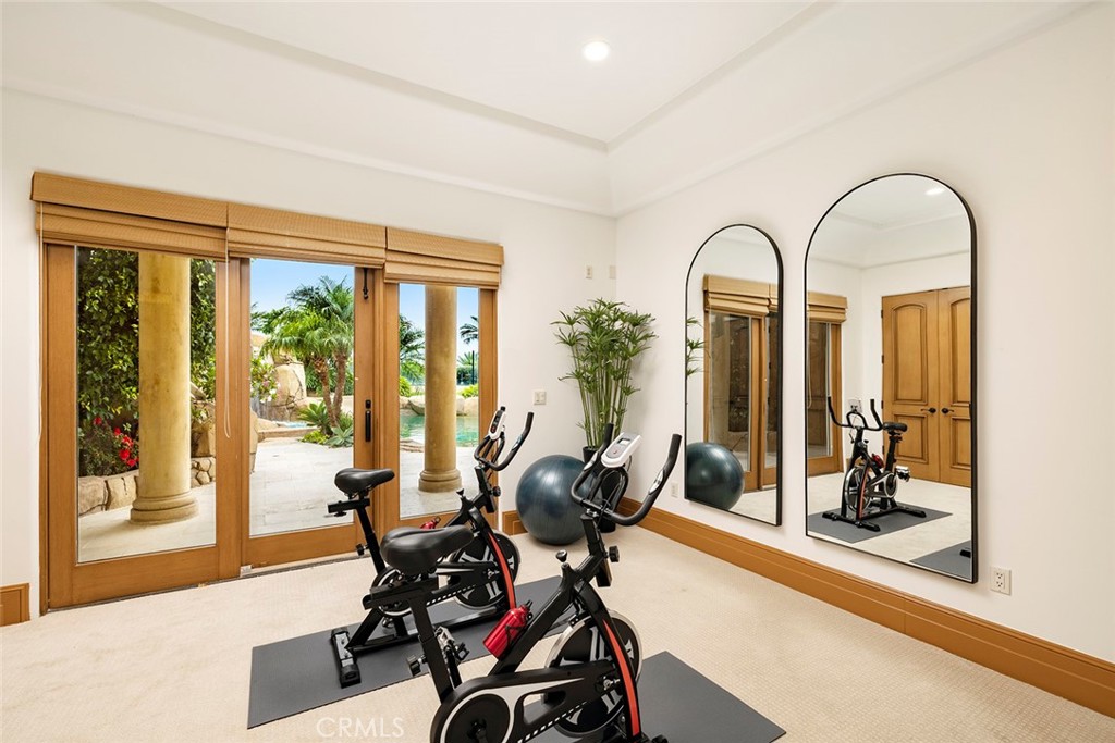 5 Sailview Newport Coast, CA 92657 - Photo 29 of 37 a view of a room with gym equipment