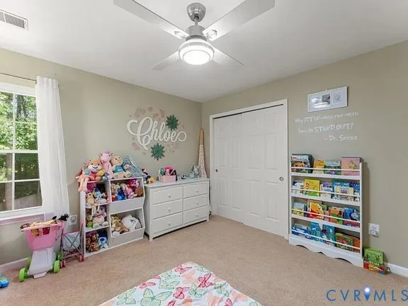 a living room with toys