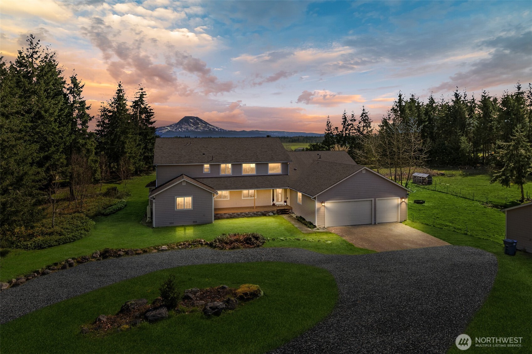 30608 40th Avenue South Roy, WA 98580 - Photo 33 of 40 an aerial view of a house
