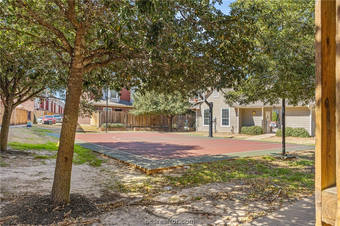 1198 Jones-Butler Road, Unit 804 College Station, TX 77840 - Photo 20 of 29 Back Porch opens to the basketball court!