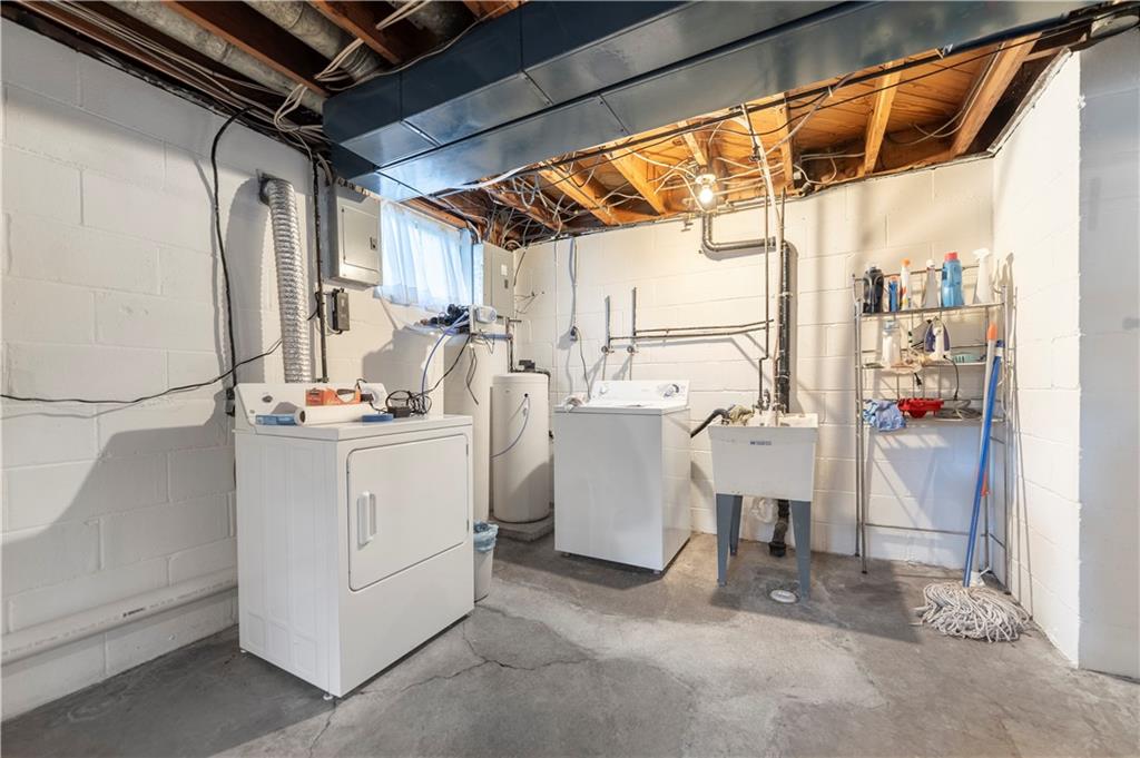 3318 Ivanhoe Road Pittsburgh, PA 15241 - Photo 27 of 45 a view of storage and utility room with washer and dryer