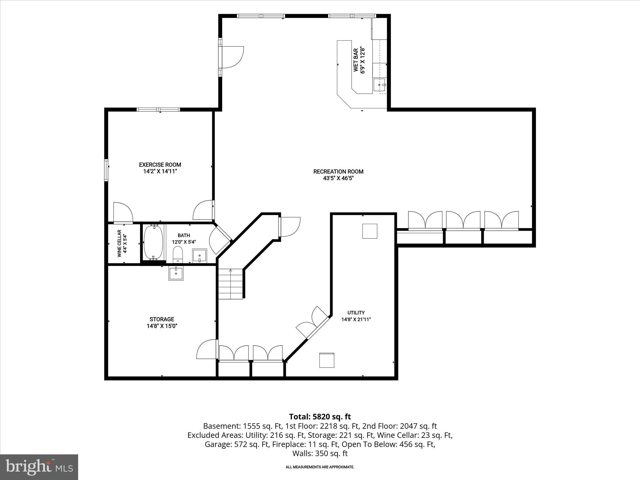 20521 Riggs Hill Way Brookeville, MD 20833 - Photo 122 of 122 Lower Level Floor Plan