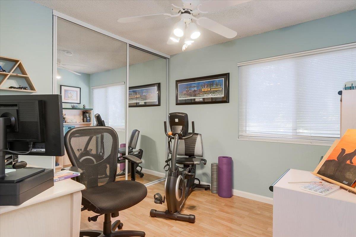 1635 Serpa Drive Milpitas, CA 95035 - Photo 20 of 31 a view of a workspace with furniture and gym equipment