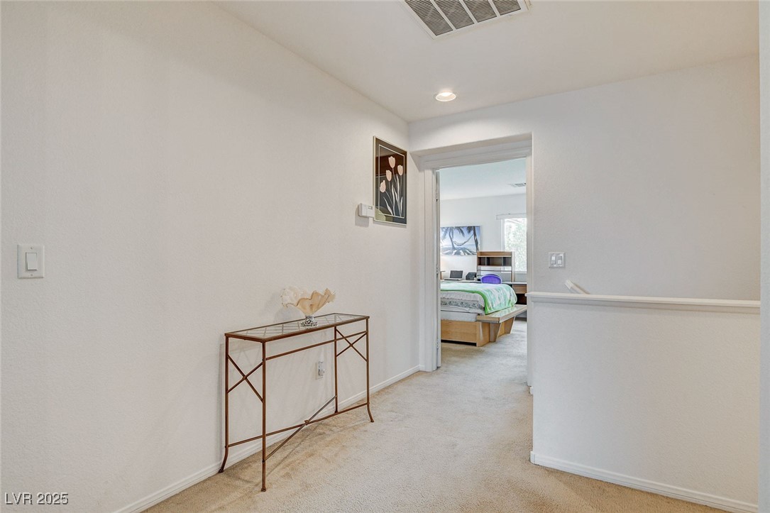 7427 Wagonwheel Ranch Way Las Vegas, NV 89113 - Photo 29 of 50 Hall featuring carpet and recessed lighting