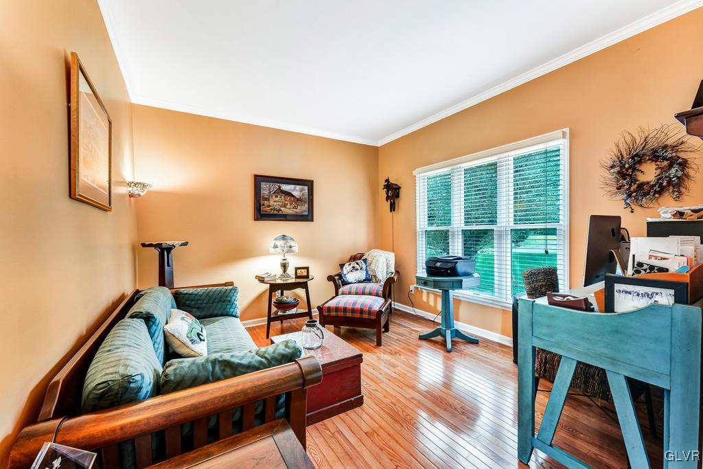 131 Blackstone Drive Wind Gap, PA 18091 - Photo 11 of 50 a living room with furniture and a large window