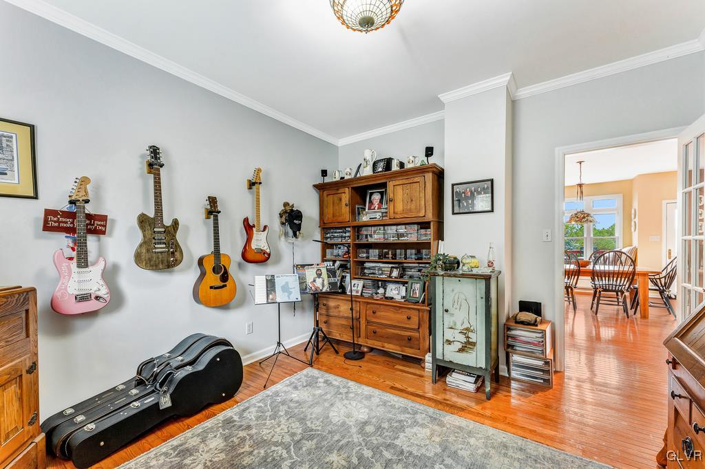 131 Blackstone Drive Wind Gap, PA 18091 - Photo 25 of 50 a living room with furniture and a flat screen tv