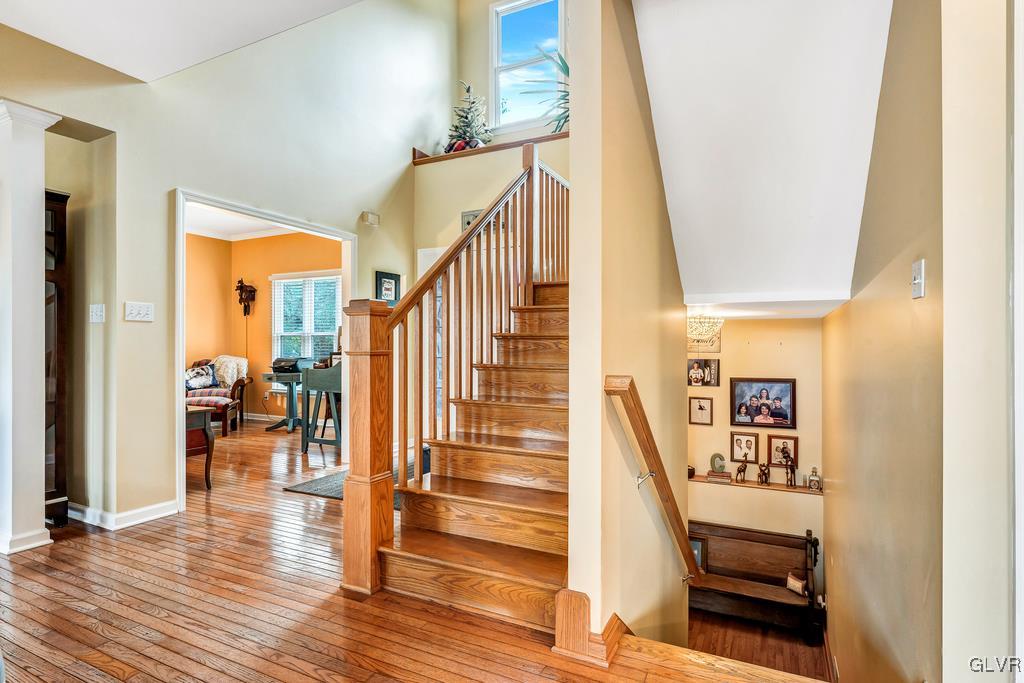 131 Blackstone Drive Wind Gap, PA 18091 - Photo 8 of 50 a view of entryway and hall with wooden floor