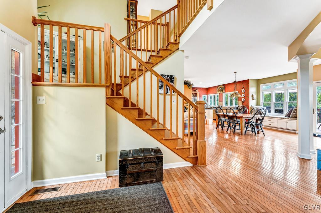 131 Blackstone Drive Wind Gap, PA 18091 - Photo 9 of 50 a view of entryway and hall with wooden floor