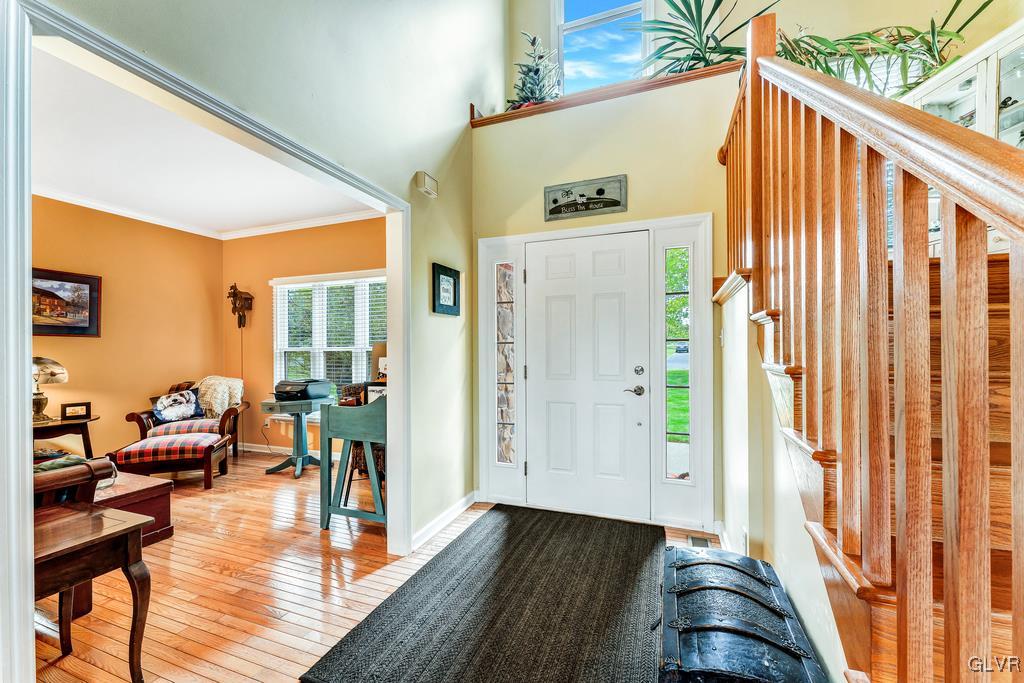 131 Blackstone Drive Wind Gap, PA 18091 - Photo 10 of 50 a view of a living room and a balcony