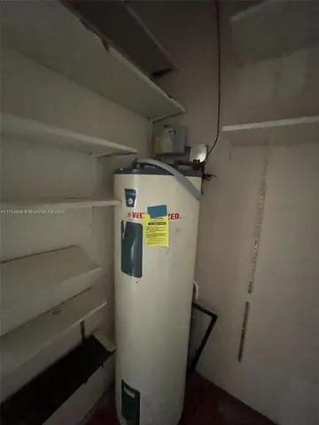 a view of empty room with windows