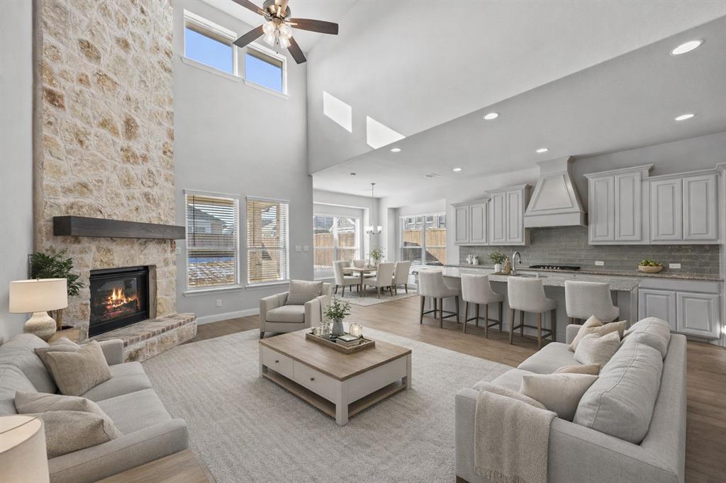 8402 Watersway Drive Rowlett, TX 75088 - Photo 3 of 20 Living Room - virtually staged