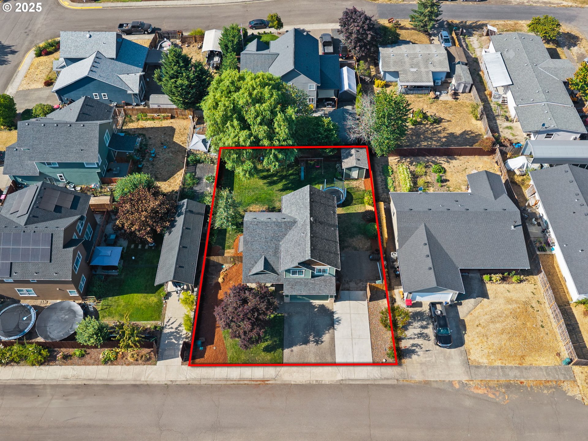 720 East Azalea Street Yamhill, OR 97148 - Photo 44 of 48 an aerial view of multiple houses